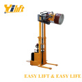 600kg load capacity 2.4 meters battery drum stacker